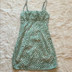 Princess Polly Mint Green Floral Dress